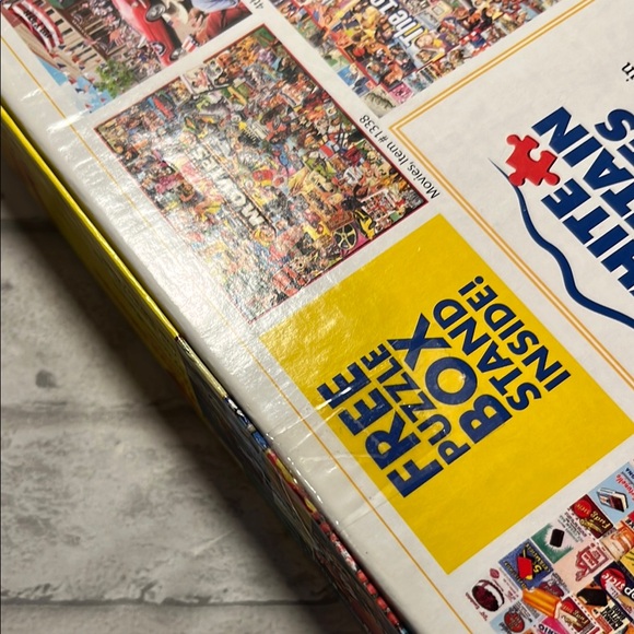 White Mountain 1000 piece Puzzle Vibrant colors Jigsaw complete I love islands - Picture 11 of 11